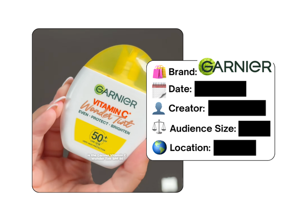 Spotted: Garnier in a new paid collab