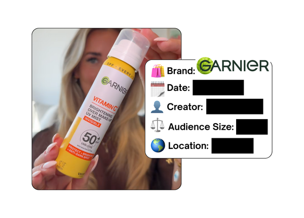 Spotted: Garnier in a new paid collab