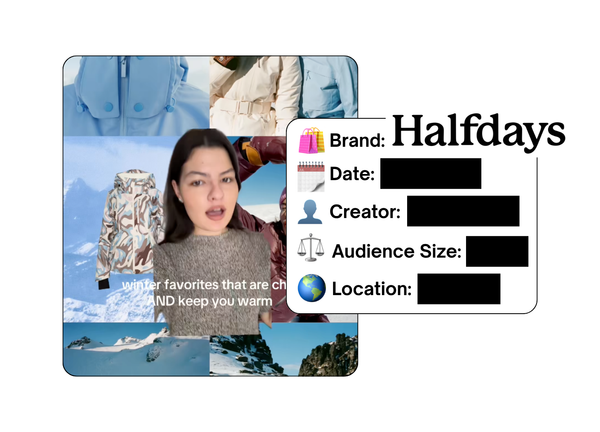Spotted: Halfdays in a new paid collab