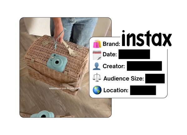 Spotted: Instax in a new paid collab