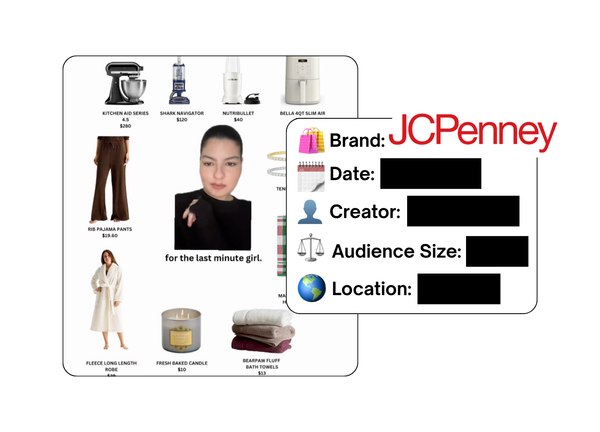 Spotted: JCPenney in a new paid collab