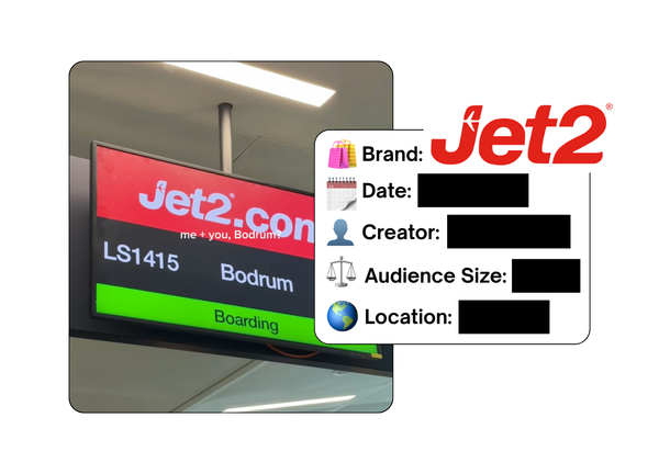Spotted: Jet2 in a new paid collab