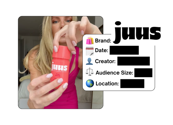 Spotted: Juus Beauty in a new paid collab