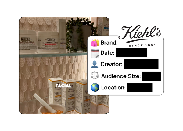 Spotted: Kiehl's in a new paid collab
