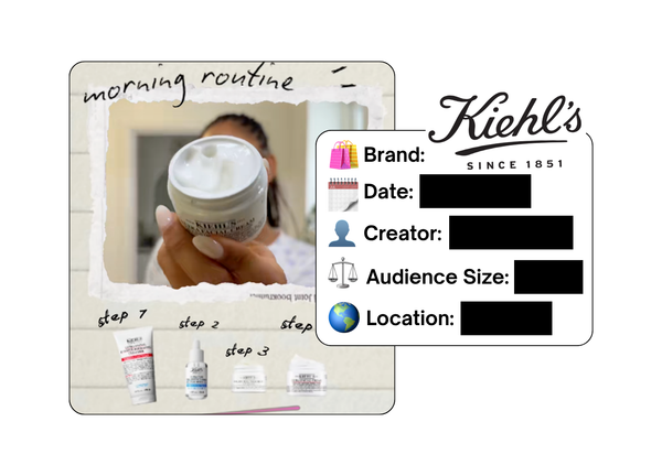 Spotted: Kiehl's in a new paid collab