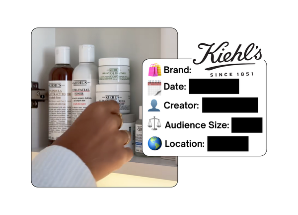 Spotted: Kiehl's in a new paid collab