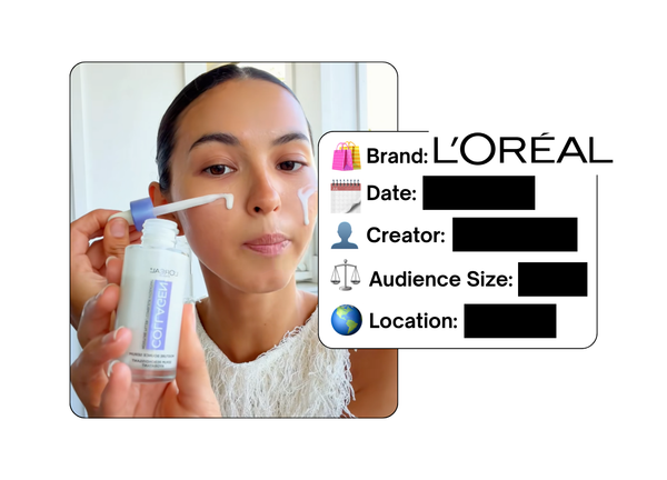 Spotted: L’Oreal in a new paid collab