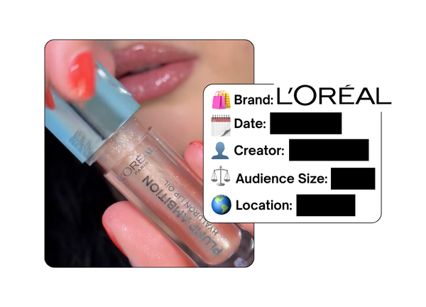Spotted: L’Oreal in a new paid collab