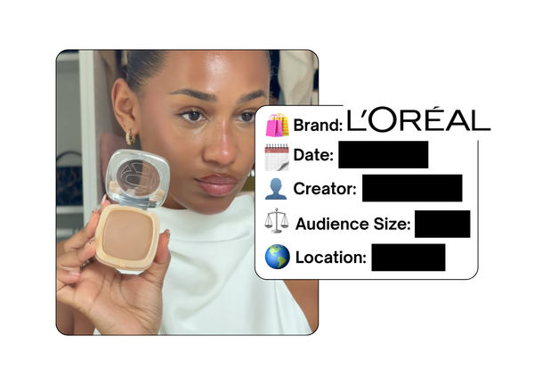 Spotted: L’Oreal in a new paid collab