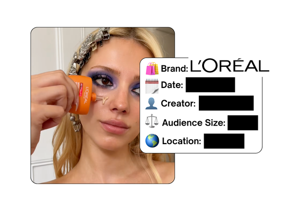 Spotted: L’Oreal in a new paid collab