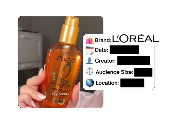 Spotted: L’Oreal in a new paid collab