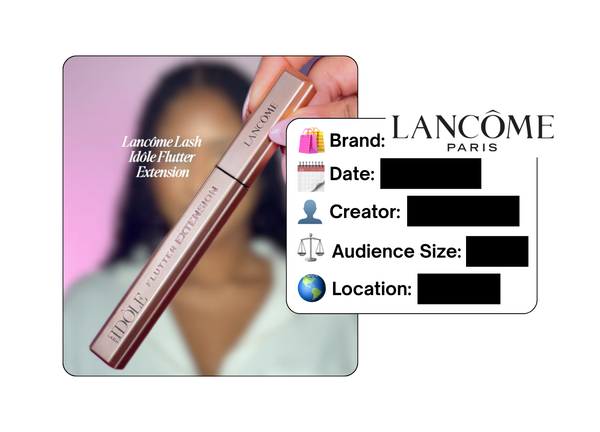 Spotted: Lancôme in a new paid collab