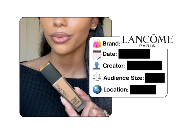 Spotted: Lancôme in a new paid collab