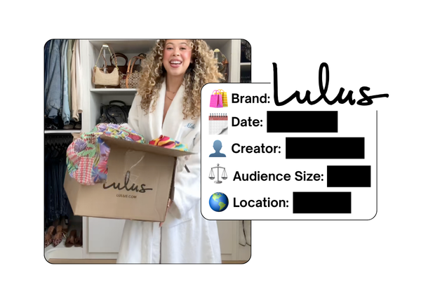 Spotted: Lulus in a new paid collab