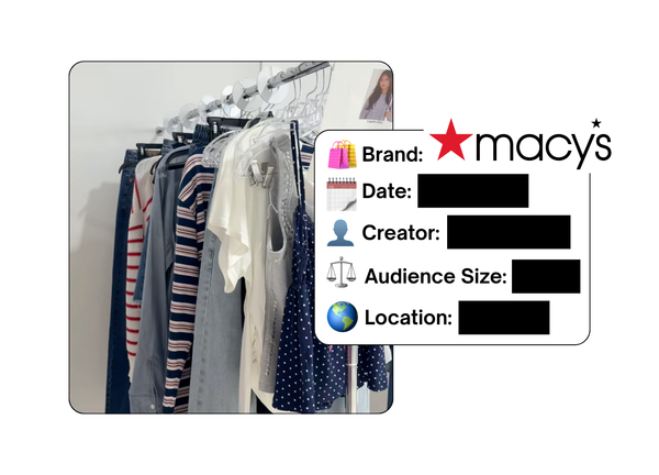 Spotted: Macy’s in a new paid collab