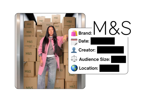 Spotted: Marks & Spencer in a new paid collab