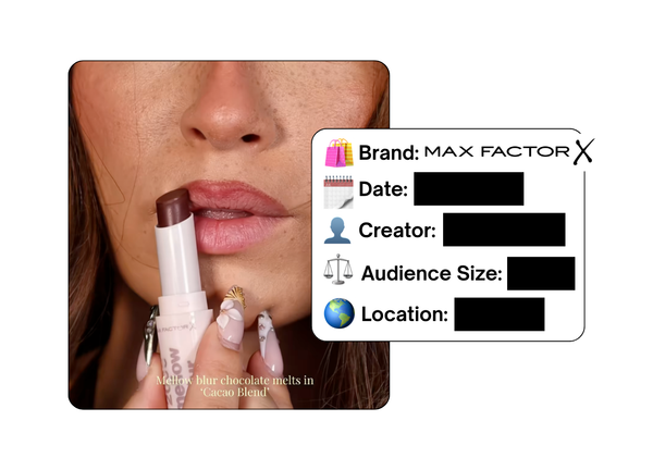 Spotted: Max Factor in a new paid collab