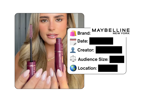 Spotted: Maybelline in a new paid collab