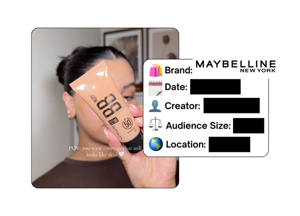 Spotted: Maybelline in a new paid collab