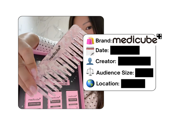 Spotted: Medicube in a new paid collab