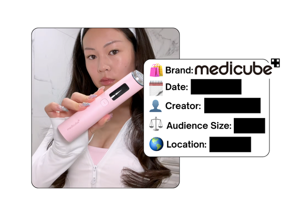 Spotted: Medicube in a new paid collab