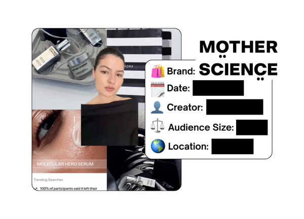 Spotted: Mother Science in a new paid collab