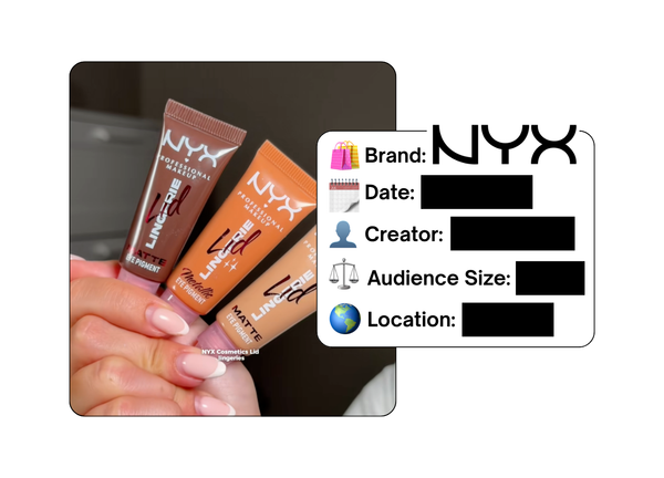 Spotted: NYX Cosmetics in a new paid collab