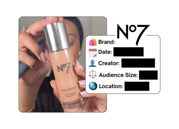 Spotted: No7 in a new paid collab