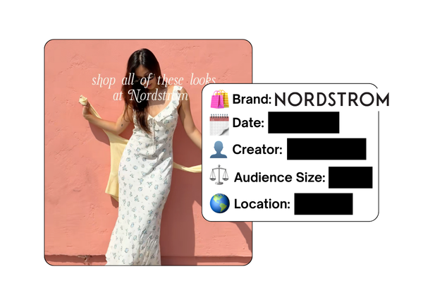 Spotted: Nordstrom in a new paid collab
