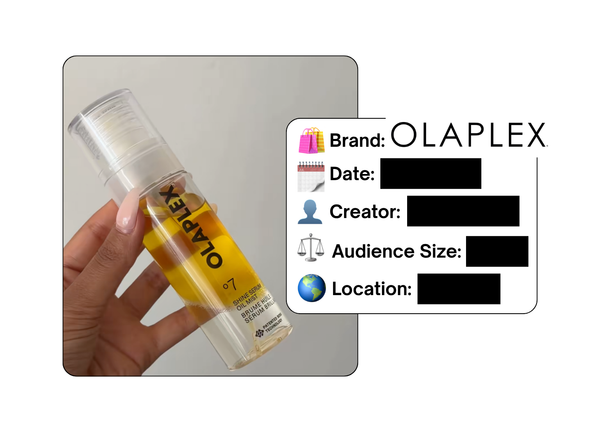 Spotted: Olaplex in a new paid collab