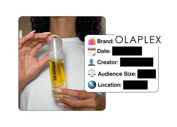 Spotted: Olaplex in a new paid collab