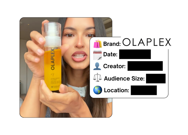 Spotted: Olaplex in a new paid collab