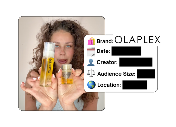 Spotted: Olaplex in a new paid collab