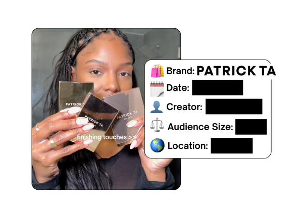 Spotted: Patrick Ta Beauty in a new paid collab