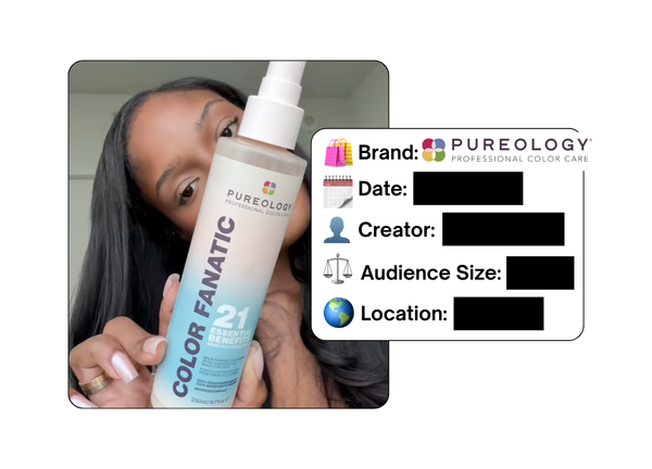 Spotted: Pureology in a new paid collab