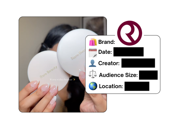 Spotted: Rare Beauty in a new paid collab