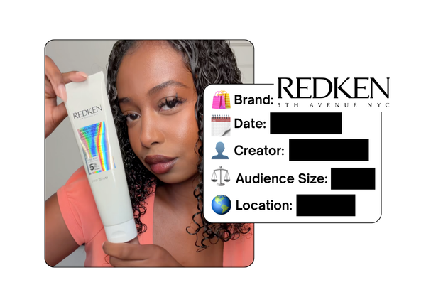 Spotted: Redken in a new paid collab