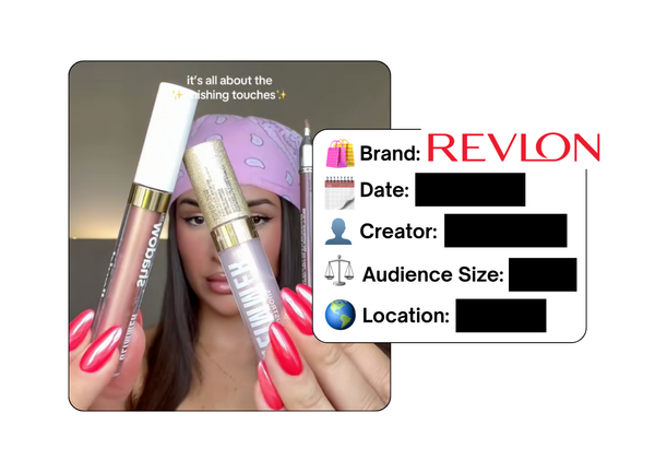 Spotted: Revlon in a new paid collab