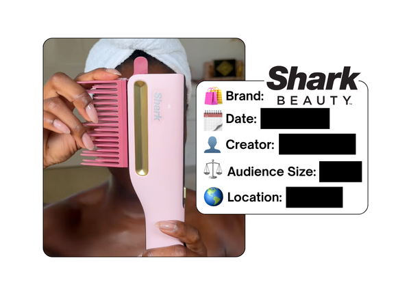 Spotted: Shark Beauty in a new paid collab