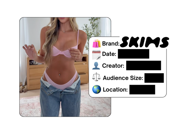 Spotted: Skims in a new paid collab
