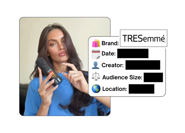 Spotted: TRESemmé in a new paid collab