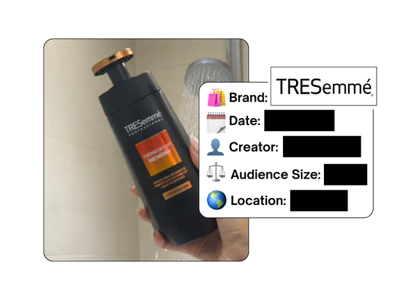 Spotted: TRESemmé in a new paid collab