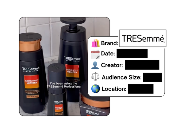 Spotted: TRESemmé in a new paid collab