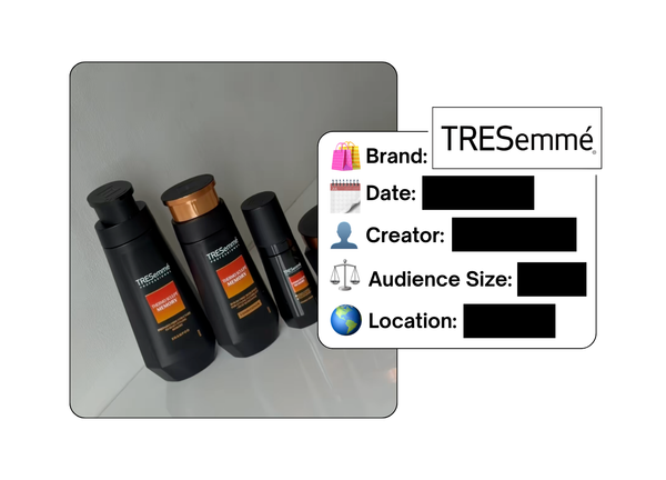 Spotted: TRESemmé in a new paid collab