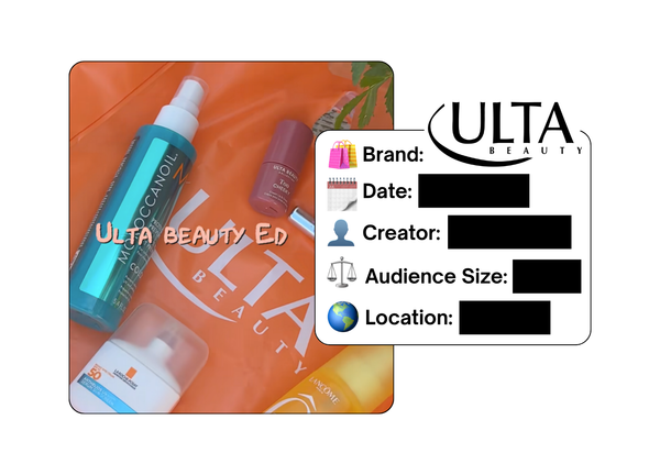 Spotted: Ulta Beauty in a new paid collab