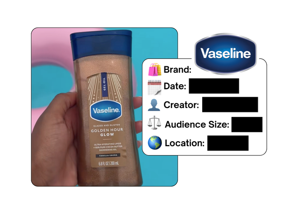Spotted: Vaseline in a new paid collab