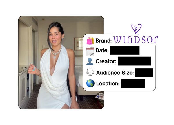 Spotted: Windsor in a new paid collab