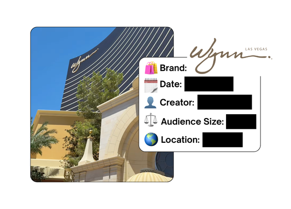 Spotted: Wynn Las Vegas in a new paid collab