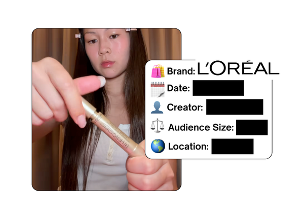 Spotted: L'Oreal in a new paid collab