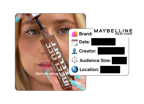 Spotted: Maybelline in a new paid collab
